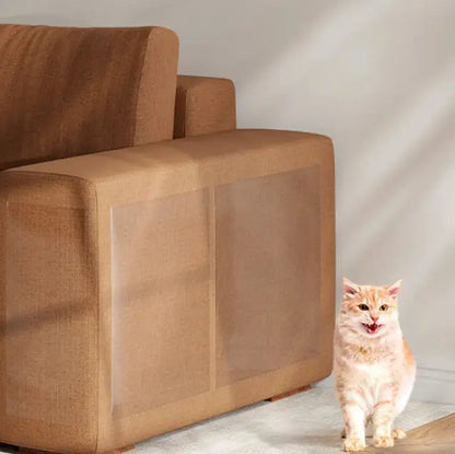 Aisoon 12-Pack Heavy-Duty Cat Scratch Furniture Protector with Upgraded Adhesive and 50 Twist Pins for Easy Installation