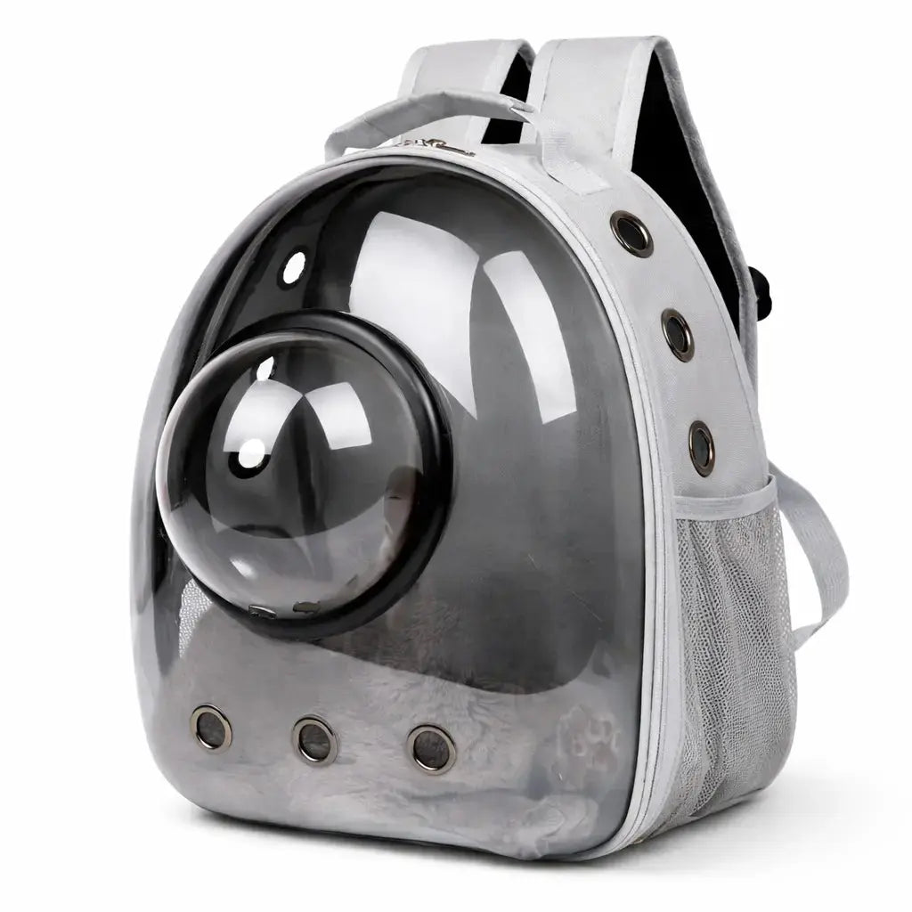 Transparent Breathable Cat Carrier Backpack with Bubble Window for Small Pets