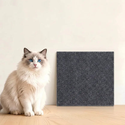DIY Cat Scratch Furniture Protection Stickers - Scratch Mat and Couch Protector, Available in 4 Colors, 4 Pieces (11.8"x11.8") or 1 Piece (39.3"x11.8") with Free Gift Offer