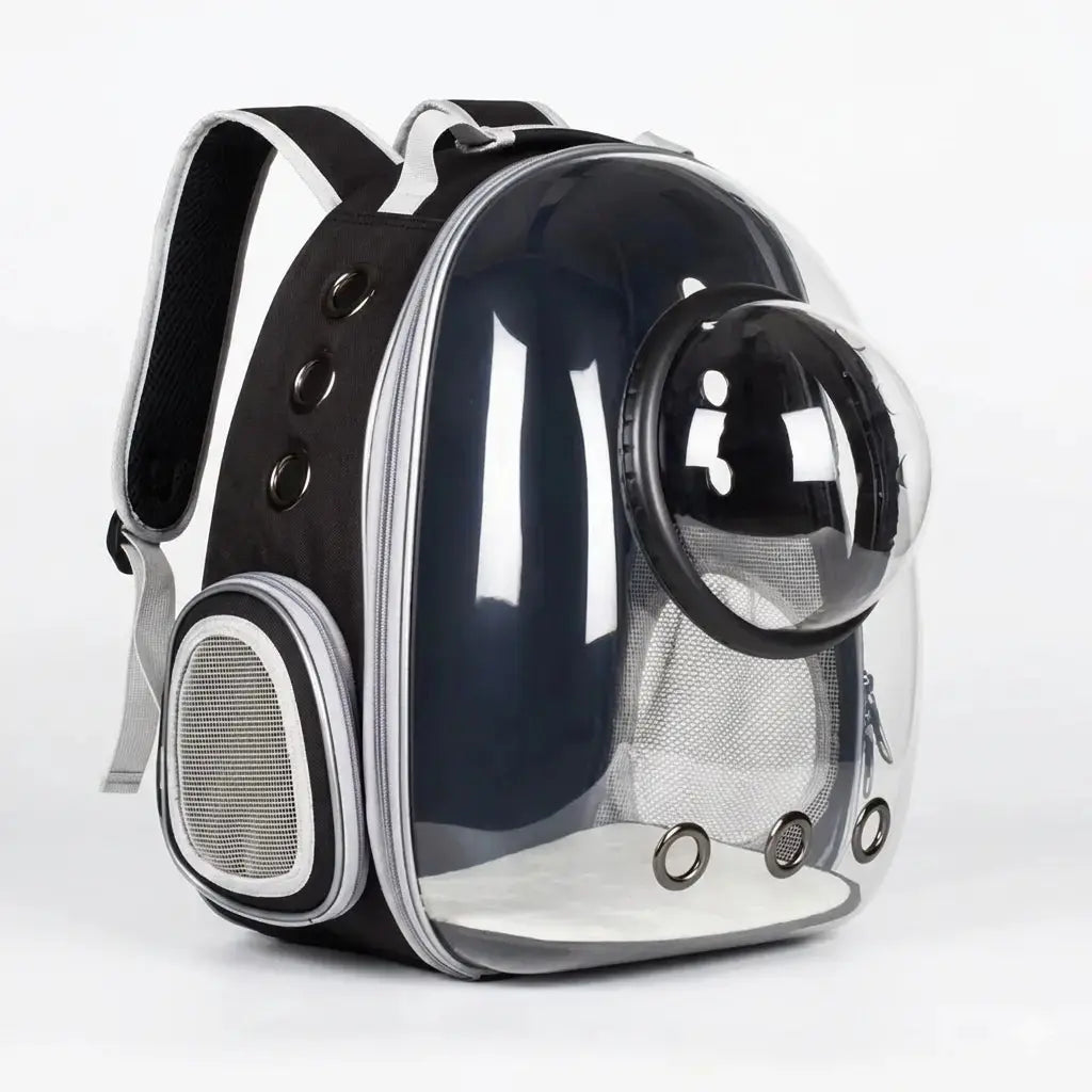Transparent Breathable Cat Carrier Backpack with Bubble Window for Small Pets