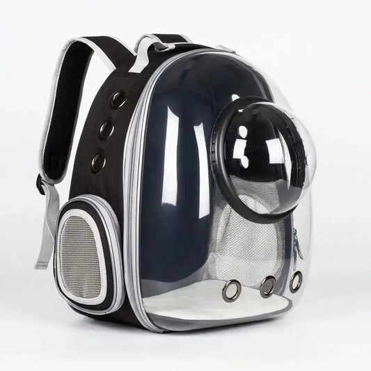 Transparent Breathable Cat Carrier Backpack with Bubble Window for Small Pets