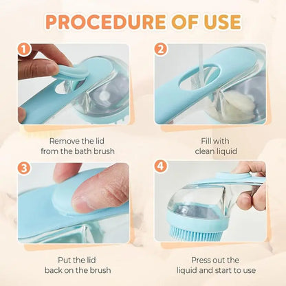 BathPaw  2-in-1 Pet Bath Brush